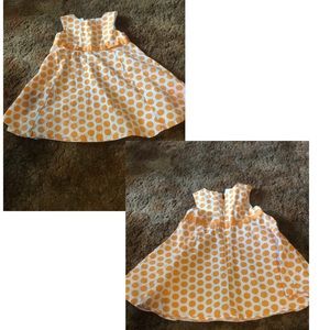 Polka dot toddler dress